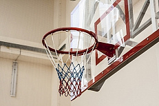 Сетка баскетбольная (шнуровая) 4,5мм, триколор