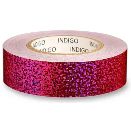 Обмотка для гимнастического обруча INDIGO Crystal, 20мм*14м, розовый