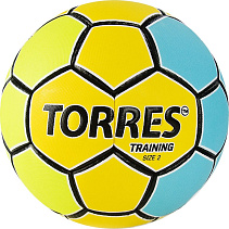 Мяч ганд. "TORRES Training", р.2, ПУ, 4 подкл. слоя, красно-синий