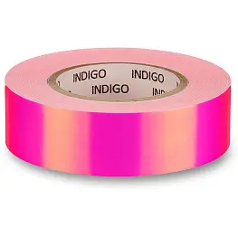 Обмотка для гимнастического обруча INDIGO Rainbow, 20мм*14м, зерк., розовый-фиолетовый