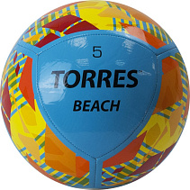 Мяч для пляжного футбола TORRES Beach р.5, ТПУ