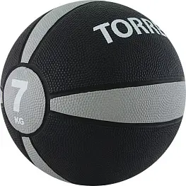 Медбол "TORRES 7 кг", резина, диаметр 23,8 см