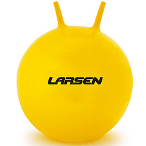 Мяч-попрыгун Larsen PVC Yellow 65 cm с рожками