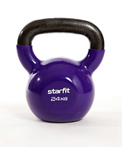 Гиря виниловая STARFIT DB-401 24 кг, фиолетовый