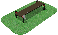 Скамья овал