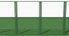 Ограждение спортивной площадки (сетка сварная)