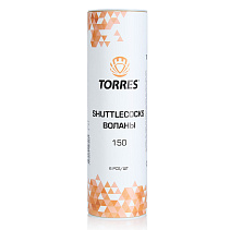 Воланы для бадминтона TORRES 150, нейлон, 6 шт