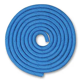 Скакалка гимнастическая INDIGO, утяжеленная, 180г, длина 3м, шнур, синий