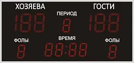 Универсальное спортивное табло №7 1500х700х60