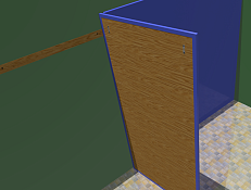 Мягкая защита для стен - протектор (2,0х1х0,03м тент, фанера)