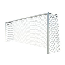 Ворота футбольные юношеские 5х2х1,5 алюминиевые профиль 100х120мм стационарные, с опорами под сетку