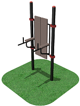 Гимнастический снаряд для развития верхних плечевых мышц и мышц брюшного пресса, в том числе для инвалидов и лиц с ограниченными возможностями здоровья 89мм