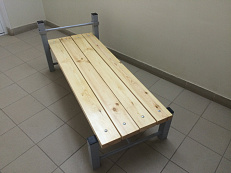 Скамья для пресса, переносная 1,6х0,68м h0,6м 