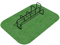 Лавка с упорами 42мм