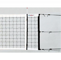 Карманы для антенн "KV.REZAC" арт. 15015876, дл. 1 м, шир. 5 см, ПВХ, на липучках, для сеток клас. волейбола, цв. бело-черный. Вып. функцию огранич. лент.