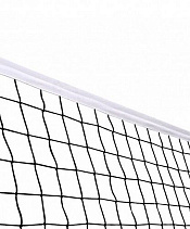 Сетка волейбольная нить 4 мм 1*9,5 м трос сталь