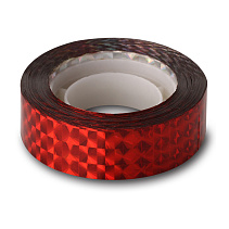 Обмотка для гимнастического обруча, ширина 1,5см, длина 30м, красный