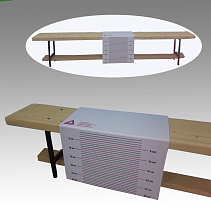 Линейка складная для измерения уровня гибкости на гимнастическую скамейку