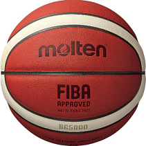 Мяч баскетбольный MOLTEN р.7, FIBA Appr, (нат.кожа)