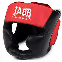 Шлем бокс.(иск.кожа) Jabb JE-2090 черный/красный 