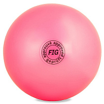 Мяч для худ. гимнастики (15 см, 280 гр) розовый AB2803