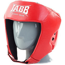 Шлем бокс.(нат.кожа) Jabb JE-2004 красный 