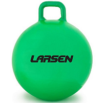 Мяч-попрыгун Larsen PVC Green 55 cm с ручкой
