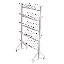 Стеллаж для сушки лыжных ботинок и коньков мобильный (на 50 пар)