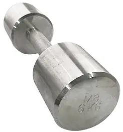 Гантель хромированная, 6 кг 
