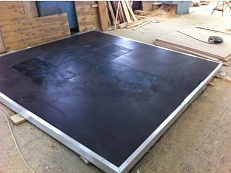 Помост для пауэрлифтинга соревновательный 2,5х2,5х0,1 м