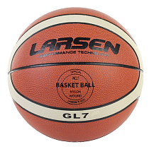 Мяч баскетбольный Larsen PVC-GL7, р.7 ПВХ
