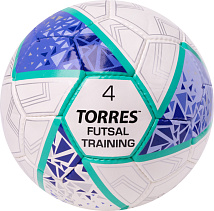 Мяч футзальный TORRES Futsal Training, р.4 Синт. кожа (полиуретан)