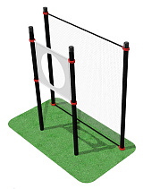 Мишень на стойках круглая с отверстием диаметром 90 см и со звуковым сигналом - для инвалидов и лиц с ограниченными возможностями здоровья (для выполнения испытания (теста) "Метание теннисного мяча в цель, дистанция - 6 м").108мм