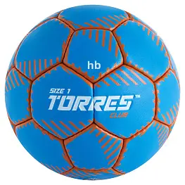 Мяч гандбольный TORRES Club, Размер 2, Цвет Синий
