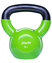 Гиря виниловая STARFIT DB-401  8 кг, зеленая