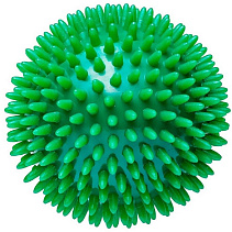 Мяч массажный, диам. 7 см, поливинилхлорид, зеленый