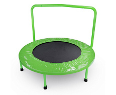 Батут DFC JUMPFIT 36'' зеленый 92см с поручнем