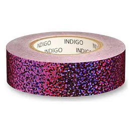 Обмотка для гимнастического обруча INDIGO Crystal, 20мм*14м, сиреневый