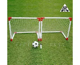 Ворота игровые детские 78х68х53см DFC miniх2& набор пластик GOAL7219A