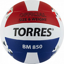 Мяч волейбольный TORRES BM850, р.5, синт. кожа (ПУ)