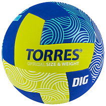 Мяч волейбольный TORRES Dig р.5 ТПЕ