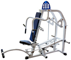 Жим под углом вверх (свободные веса)