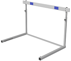 Барьер легкоатлетический регулируемой высоты с противовесом планка ПВХ