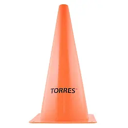 Конус тренировочный "TORRES" арт. TR1005, пластик, высота 30 см., оранжевый