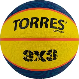 Мяч баскетбольный TORRES 3х3 Outdoor, р. 6 резина