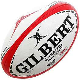 Мяч для регби GILBERT G-TR4000, Размер 5, Цвет Бело-красный