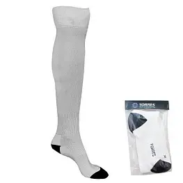 Гетры футбольные "TORRES Sport Team" белые, (39-41)