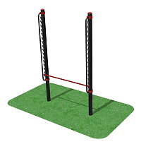 Перекладина с регулируемой высотой от 90 до 260 см (для выполнения испытаний (тестов) "Подтягивание из виса на высокой перекладине" и "Подтягивание из виса лежа на низкой перекладине" с упором для ног) - для инвалидов и лиц с ограниченными возможностями з