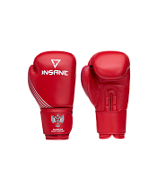 Перчатки боксерские INSANE RBF, красный, 10 oz