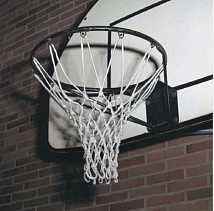 Сетка баскетбольная нить 4,5 мм веревка  белая